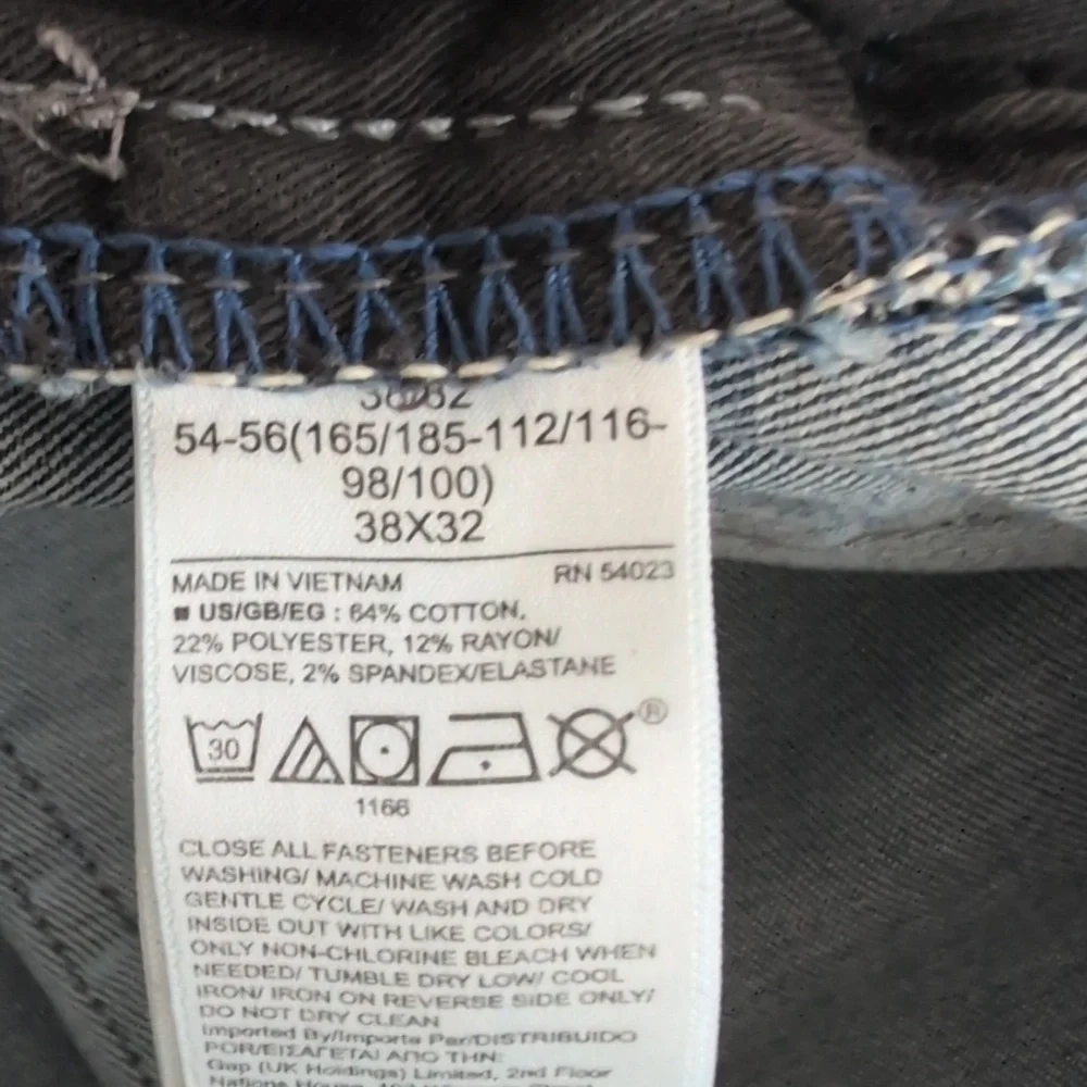 Gap Jeans Men's 36 Easy Temp Straight Relaxed Mid-rise‎ Stretch Blue